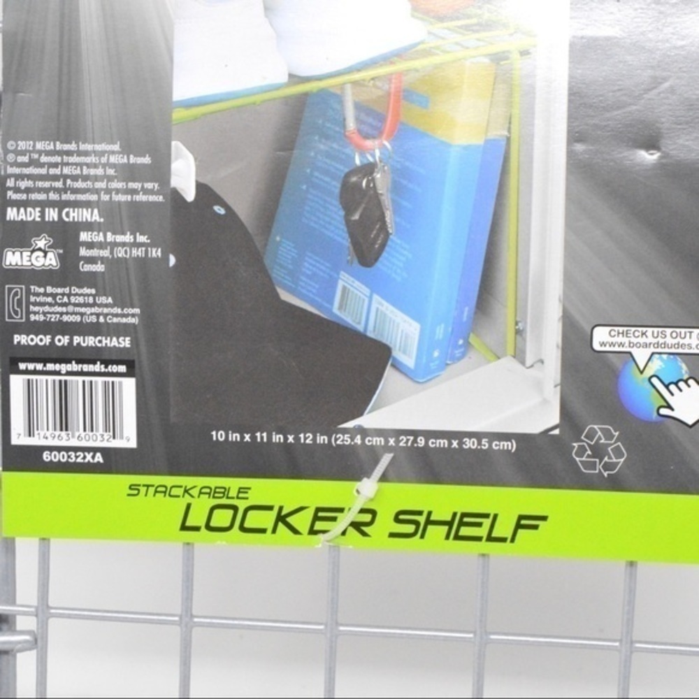 NEW Locker Gear Stackable Shelf - Picture 3 of 4